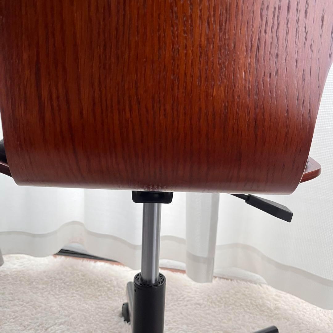 山岸準様リクエスト品】天然木 突き板 曲げ木 オフィス パソコンワーク チェア