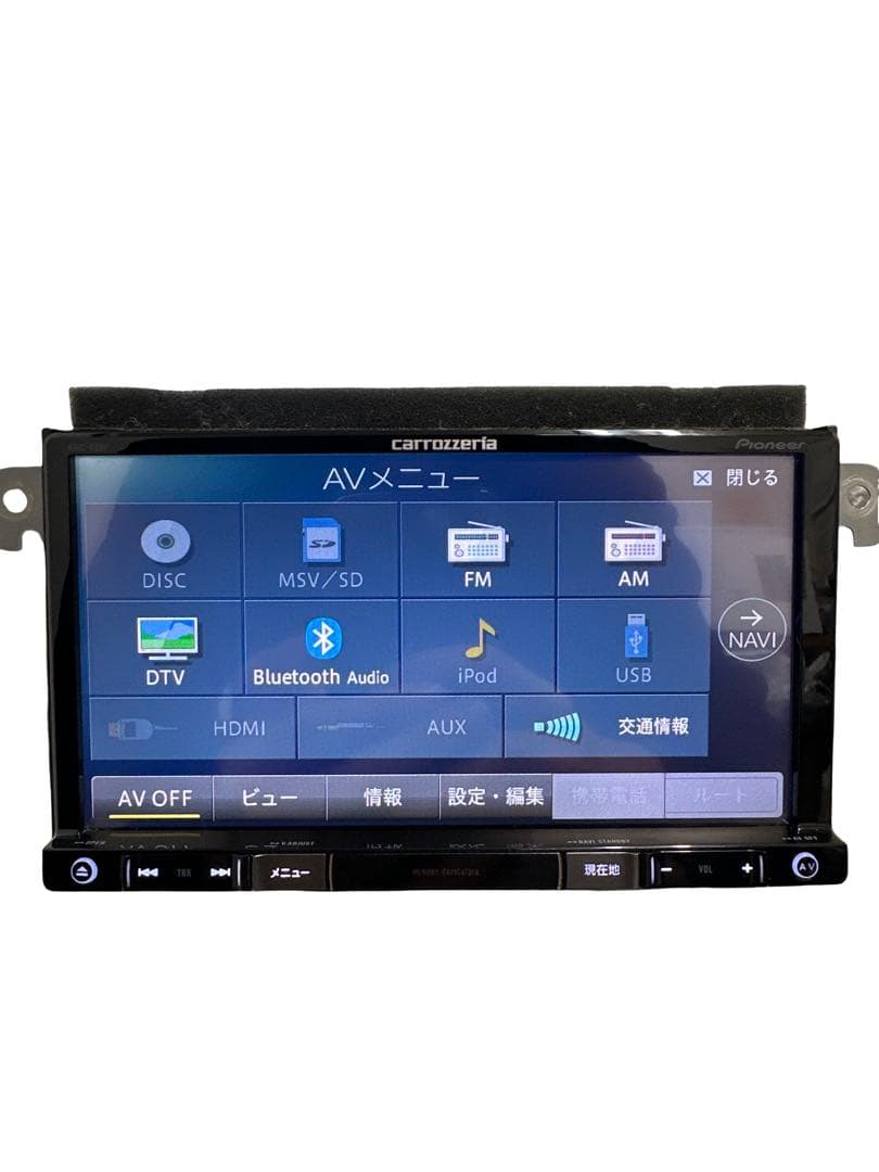 カロッツェリア AVIC-RZ99 スバル純正 地図データ2015 動作確認済