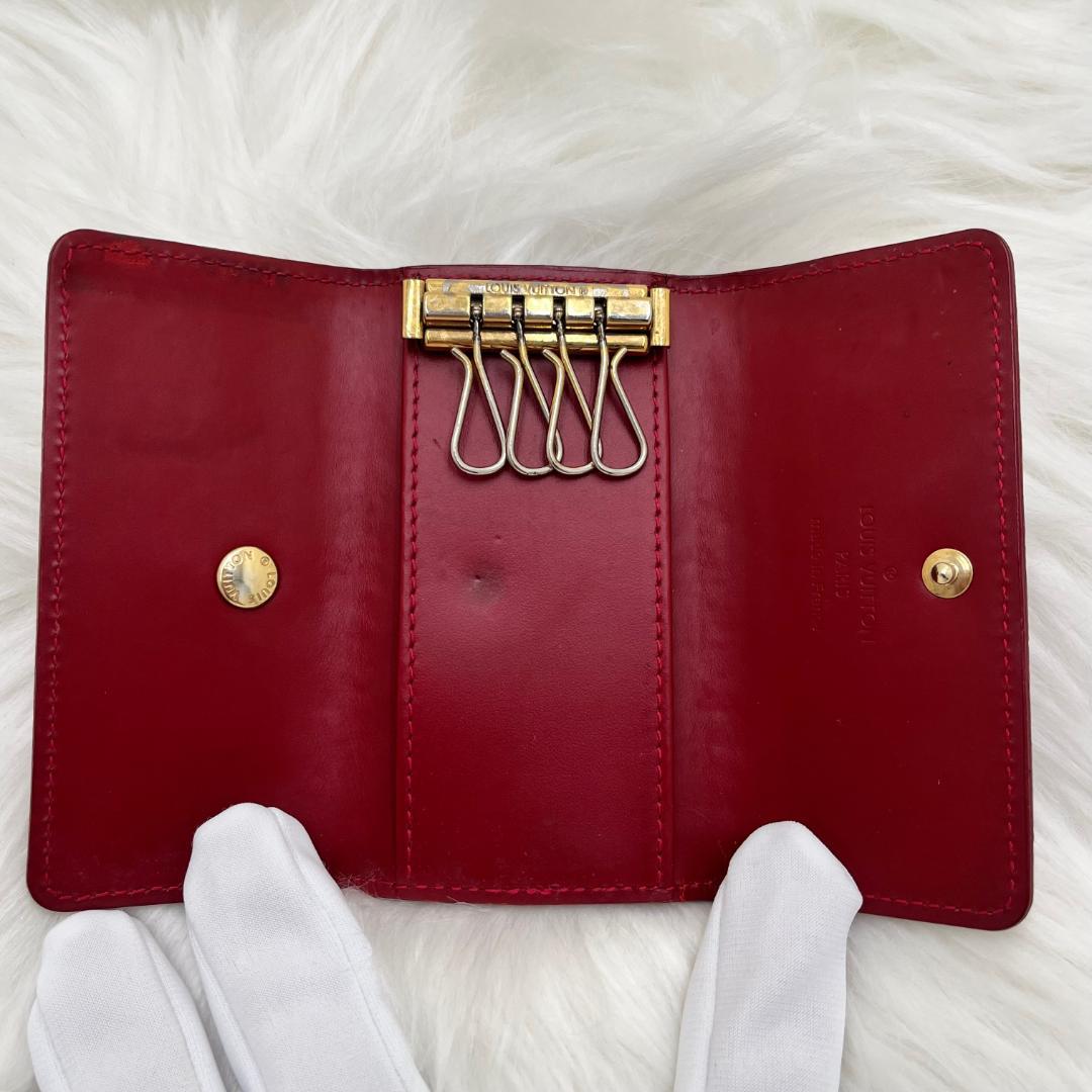 美品✨ルイヴィトン モノグラムヴェルニ ポムダムール ミュルティクレ4