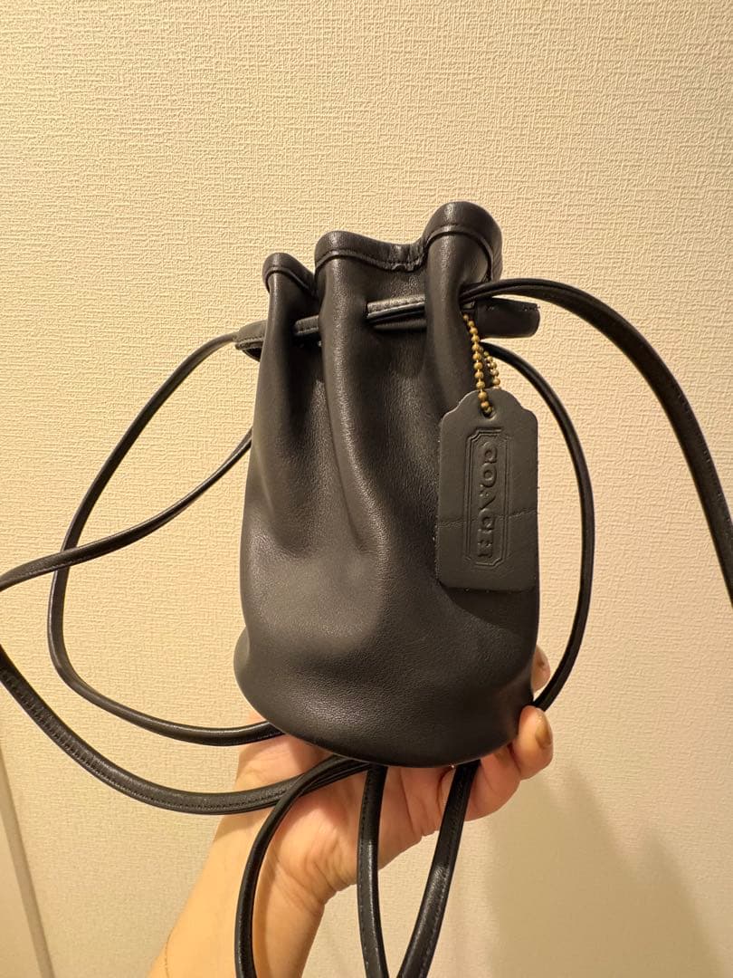 レア！ヴィンテージオールドコーチポシェット巾着バッグ