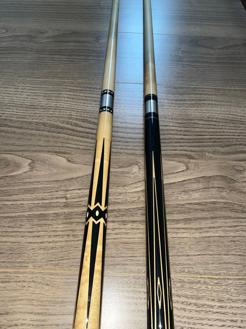 ビリヤード キュー 2本 ケース付き
