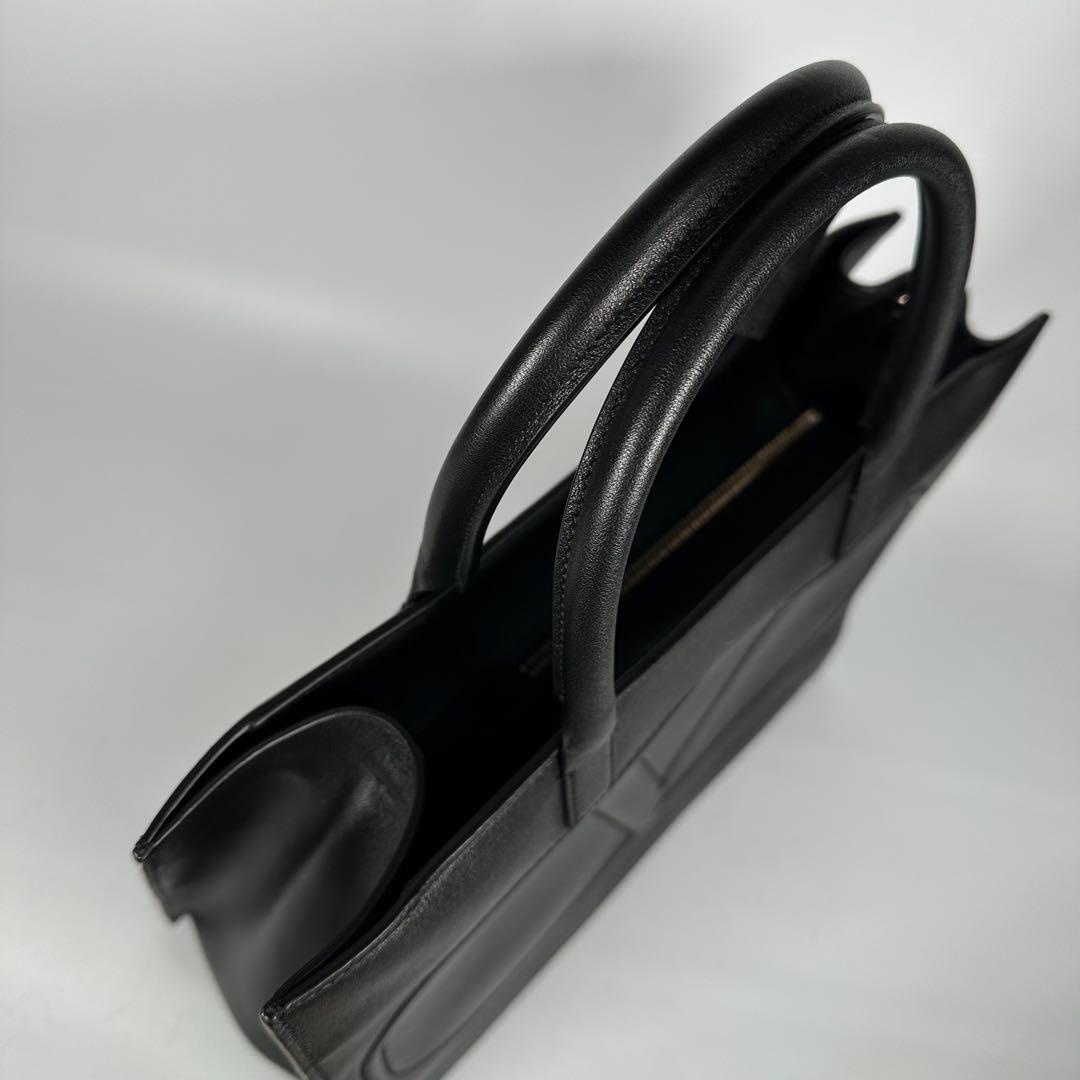 極美品 VALENTINO ヴァレンティノ Vロゴ 2way トートバッグ 黒