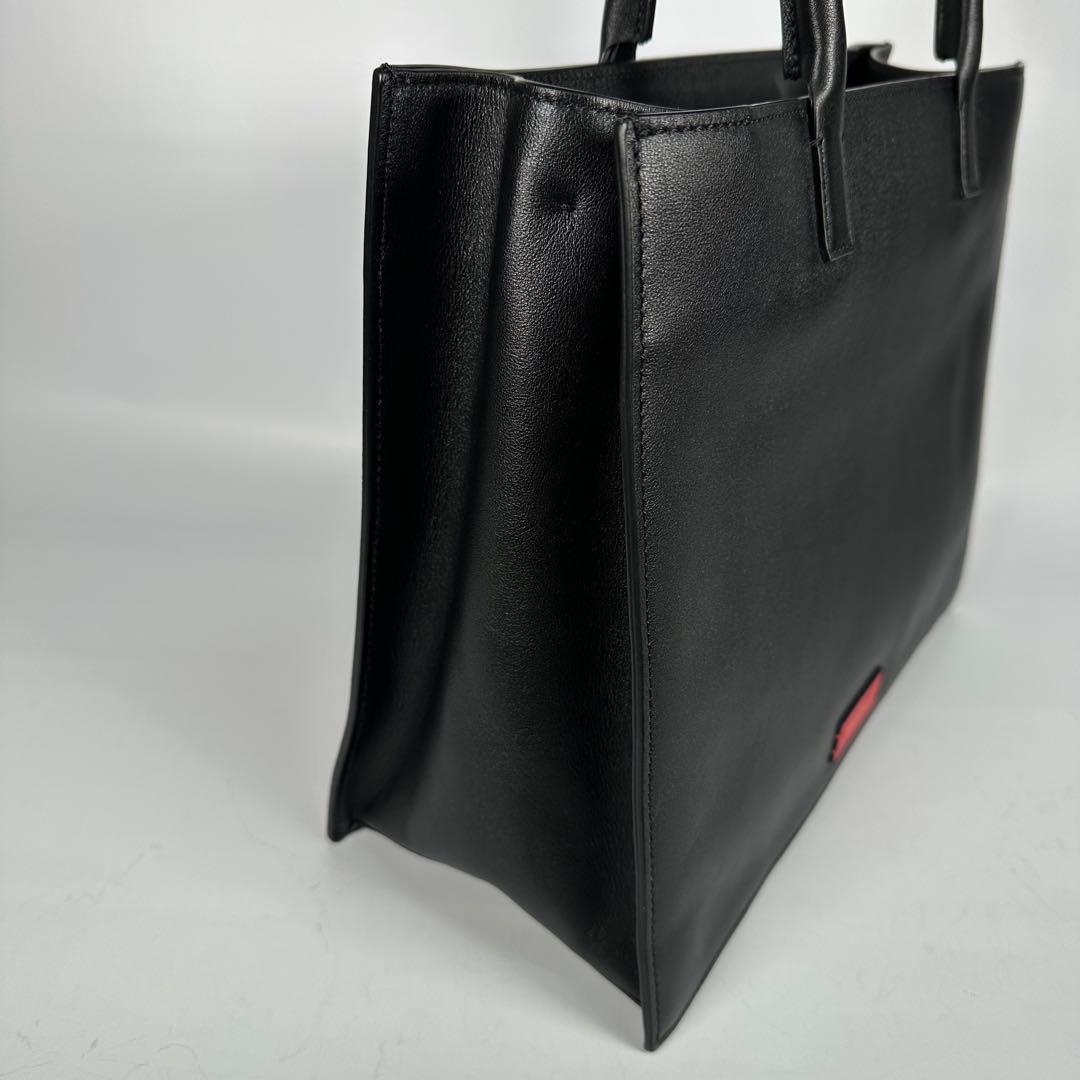 極美品 VALENTINO ヴァレンティノ Vロゴ 2way トートバッグ 黒