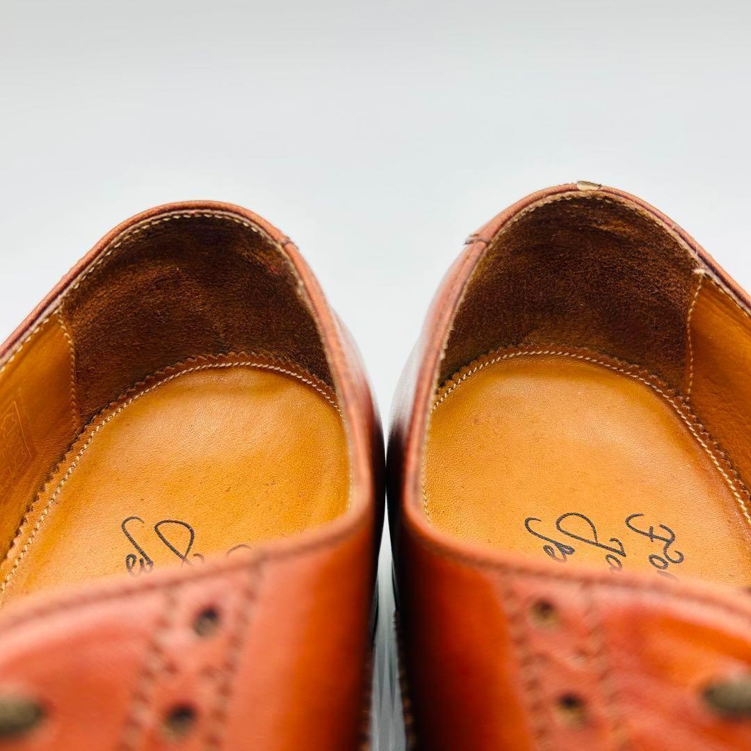 ジャランスリウァヤ ストレートチップ 25cm ブラウン 内羽根 革靴