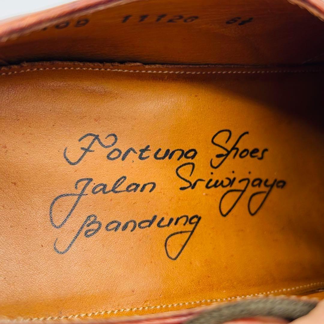 ジャランスリウァヤ ストレートチップ 25cm ブラウン 内羽根 革靴