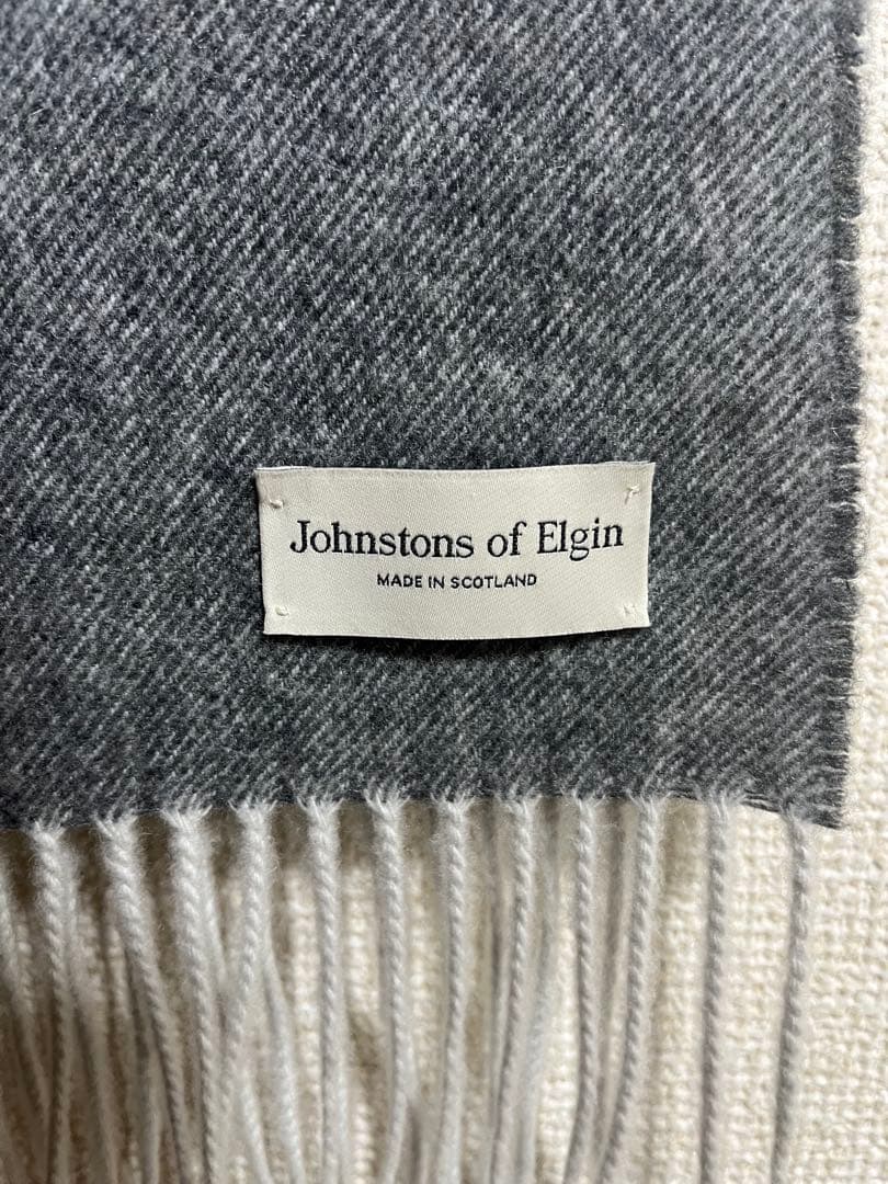 Johnstons of Elgin グラデーション スカーフ マフラー