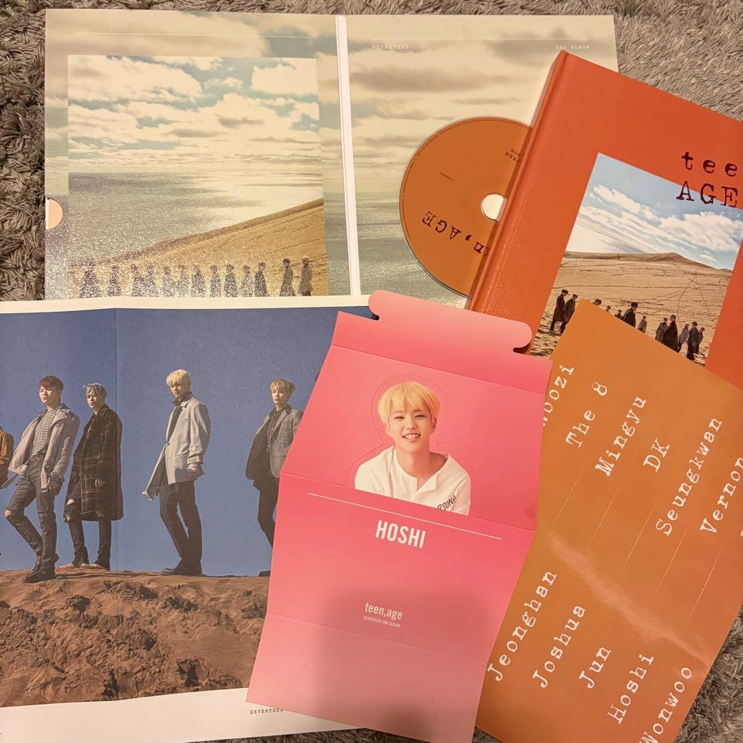 seventeen teen age アルバム　cd エスクプス　トレカ　セット
