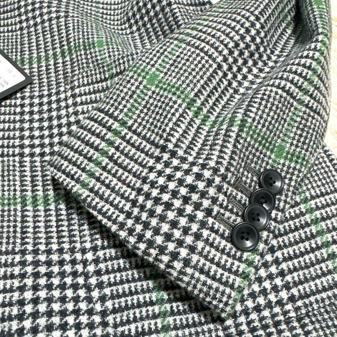 未使用・タグ付✨モアレス　テーラードジャケット　グレンチェック　ビームスデザイン