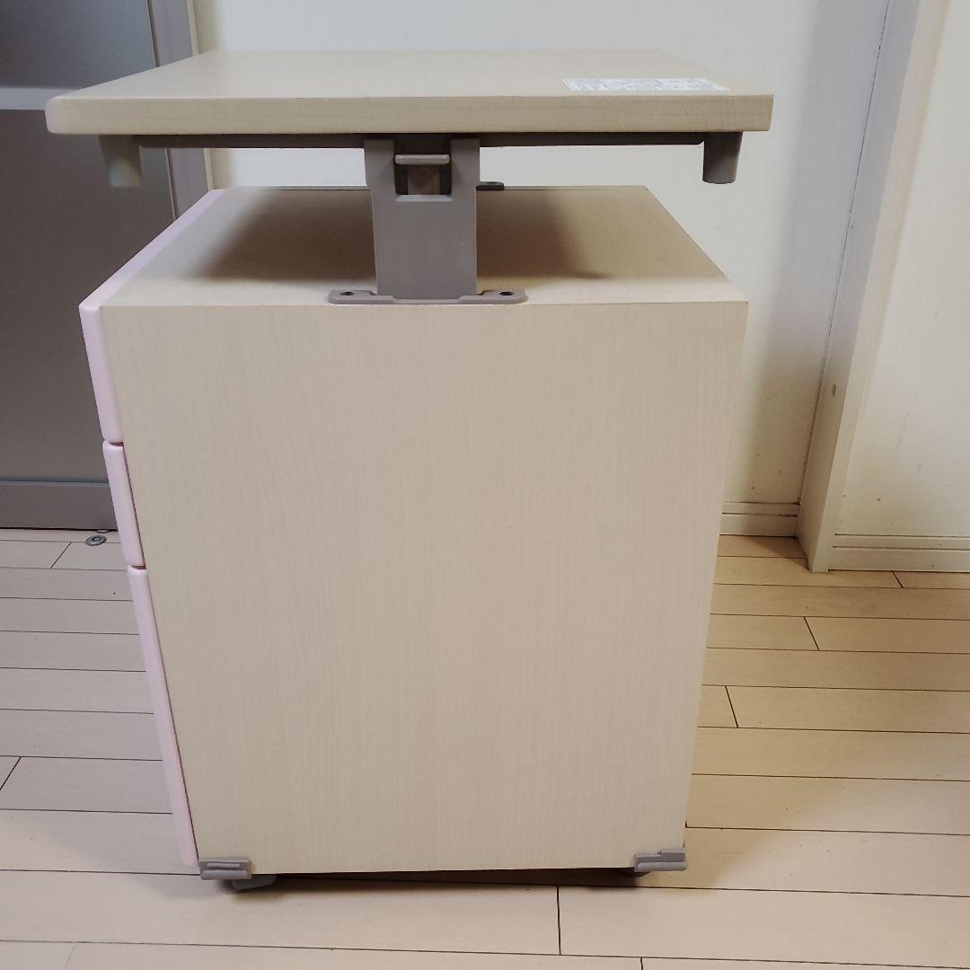 ☆コイズミデスク☆学習家具　袖机　ワゴン　ピンク　小学　中学　高校　ハート