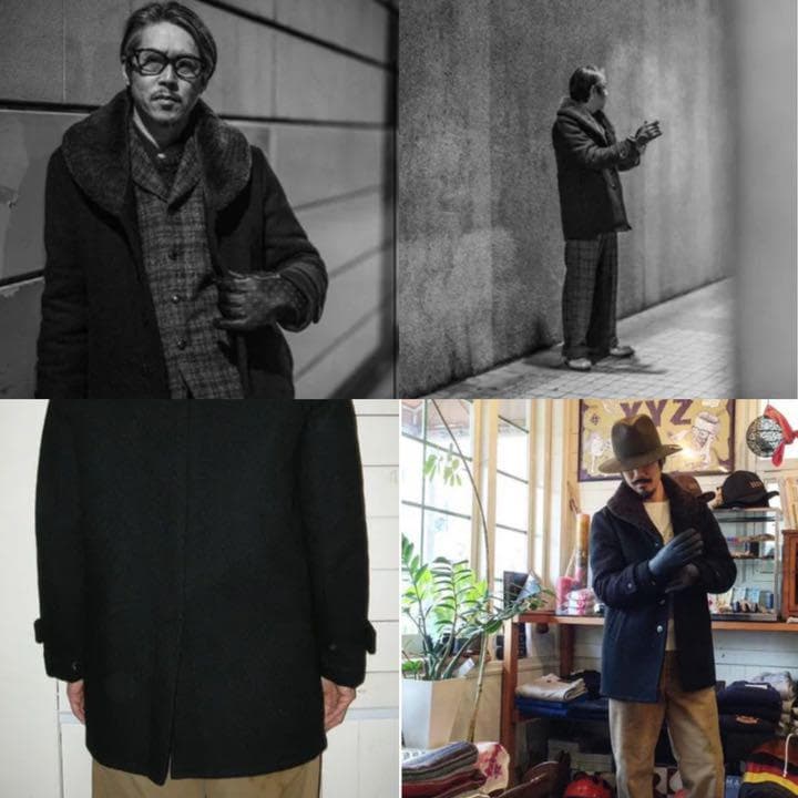 グラッドハンド　ギャングコート　リアルムートン　ボア　ドンキ－コート　ジャケット