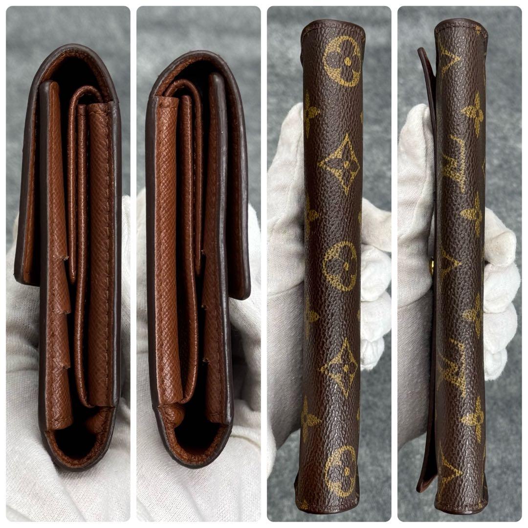 【極美品】ルイヴィトン　インターナショナル　三つ折り財布　長財布　wallet