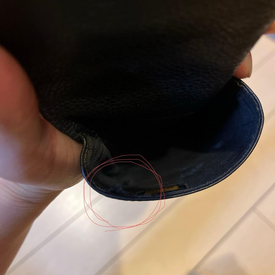 CHANEL シガレットケース　タバコケース　キャビアスキン　ブラック