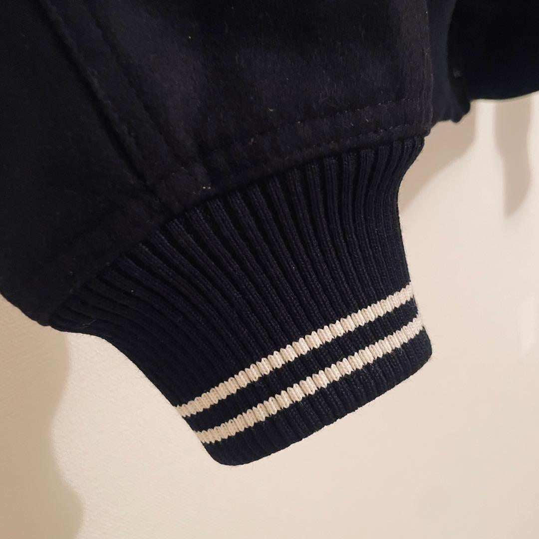 n*i様 Maison kitsune メゾンキツネ バーシティ テディ ブルゾ