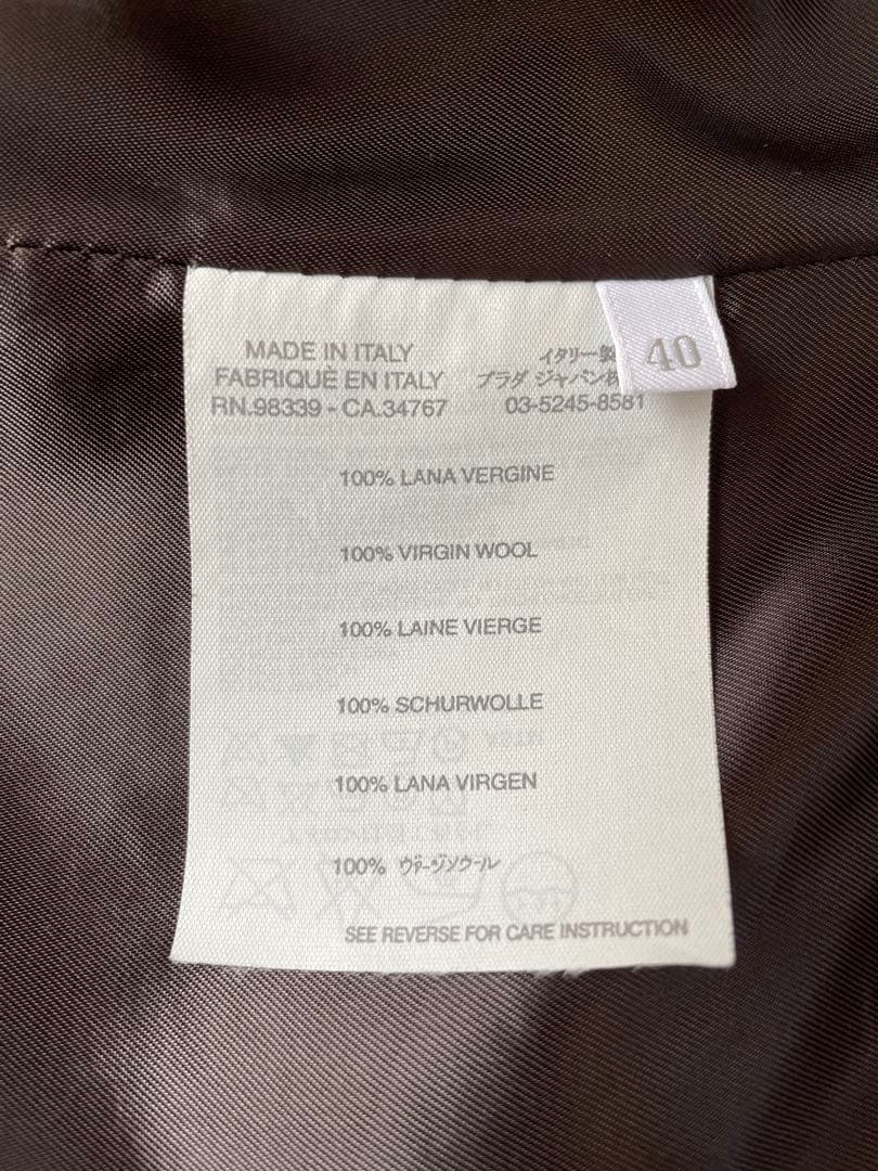 美品 miumiuミュウミュウ テーラードジャケット ツイード ブラウン系