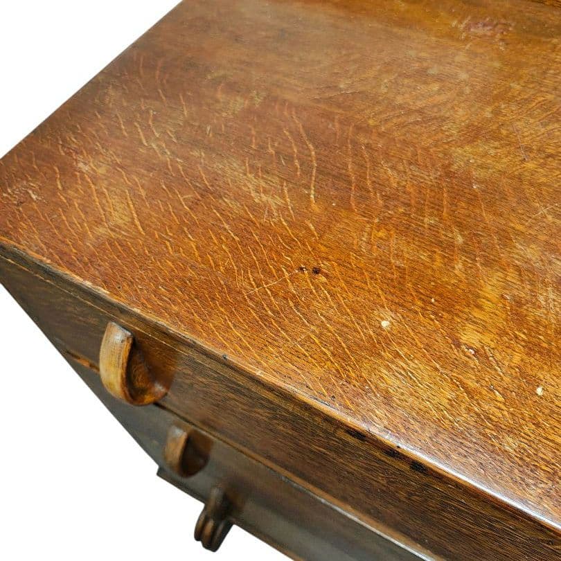 昭和レトロ家具　3段チェスト　マイナスネジ　マホガニー　アンティーク