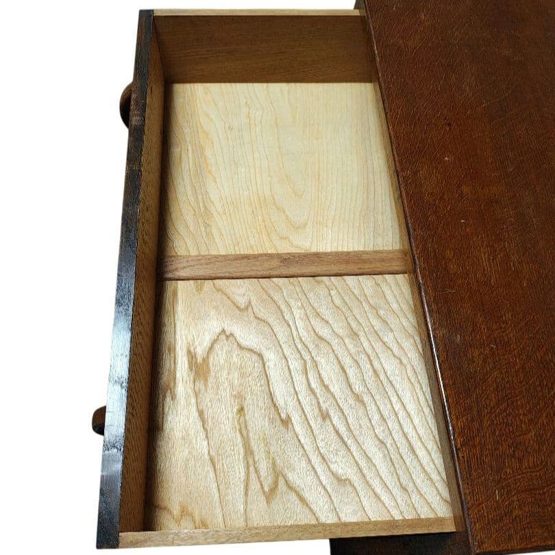 昭和レトロ家具　3段チェスト　マイナスネジ　マホガニー　アンティーク