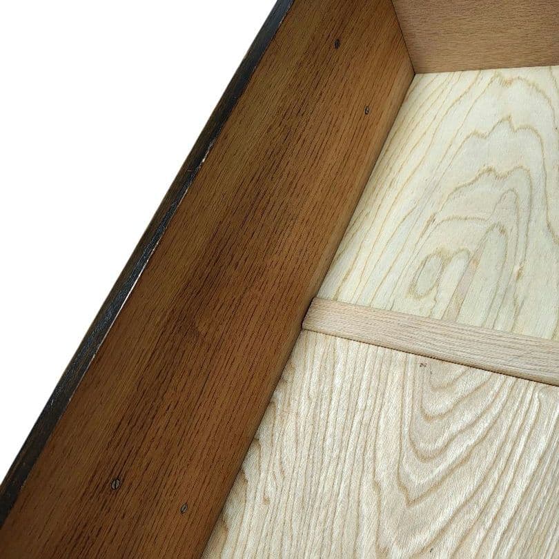 昭和レトロ家具　3段チェスト　マイナスネジ　マホガニー　アンティーク