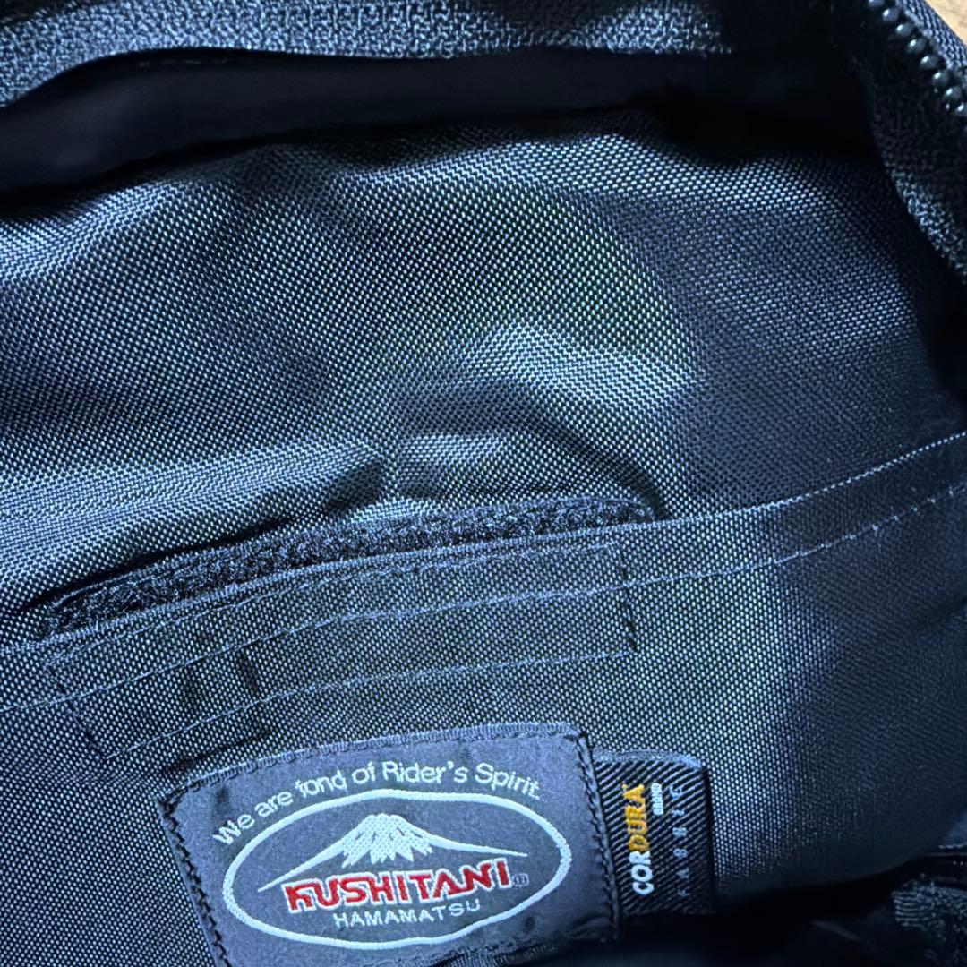 クシタニ　レッグバッグ　限定ブラックアウト　レインカバー付