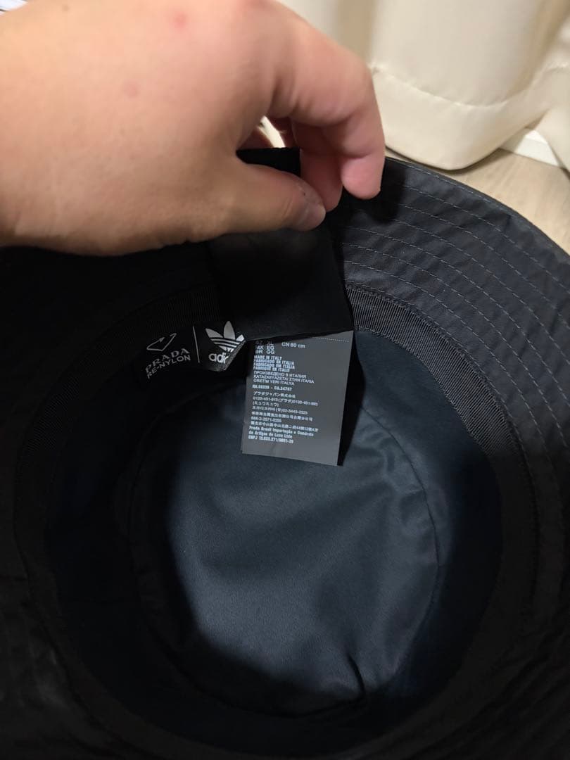 最終価格Prada Re-Nylon バケットハット 黒 アディダス コラボ