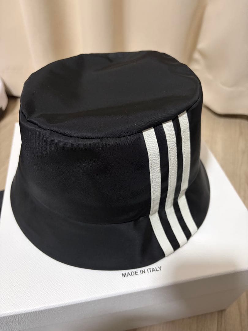 最終価格Prada Re-Nylon バケットハット 黒 アディダス コラボ