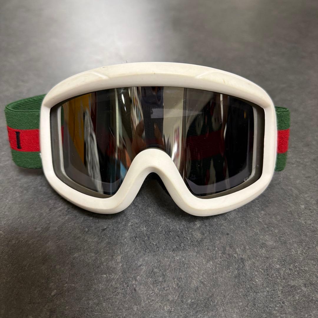 GUCCI スノーゴーグル ホワイト kids