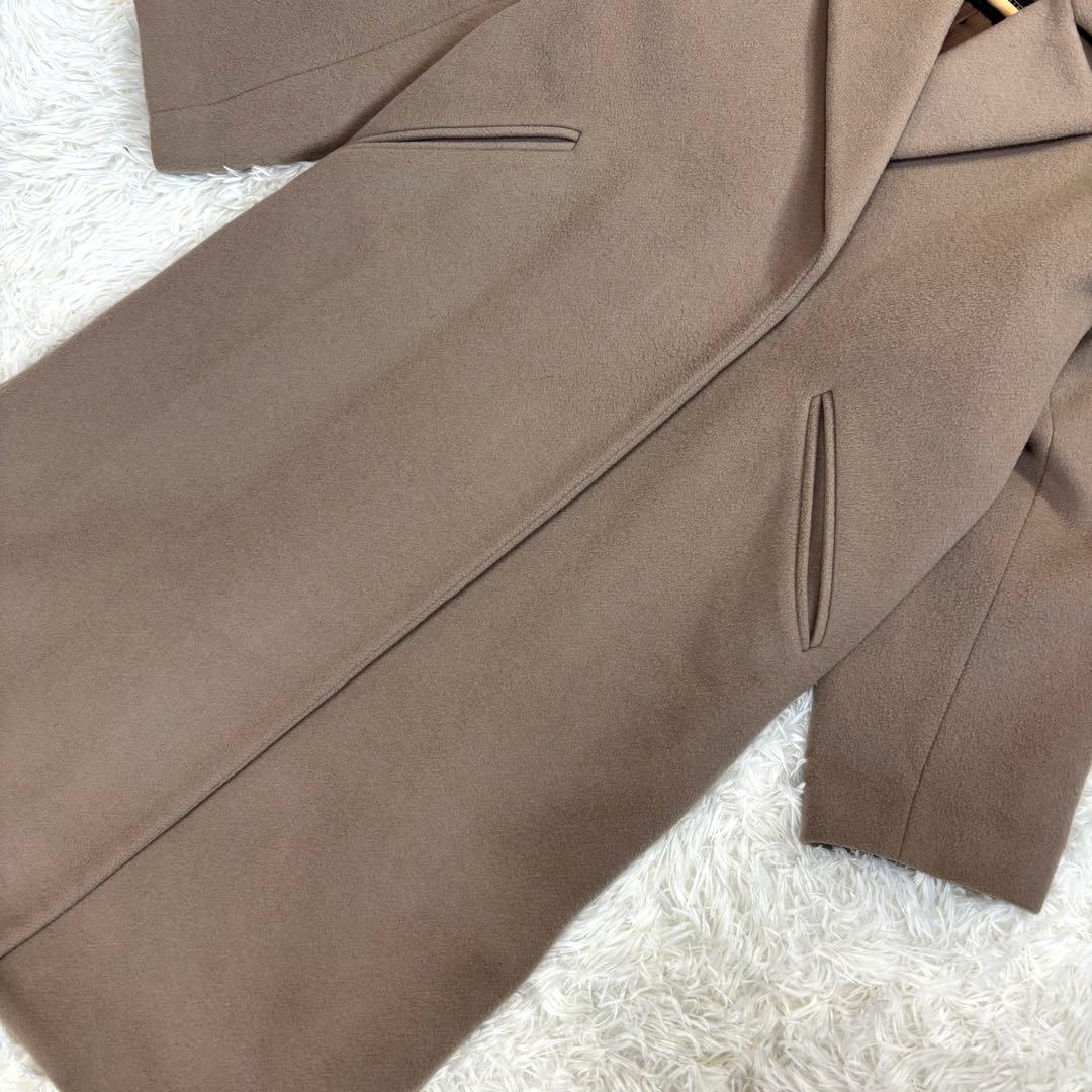 【美品✨】IENA MANTECO チェスターコート ロング モカベージュ S