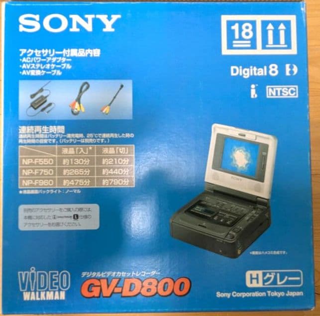 その他 SONY GV-D800 VIDEO WALKMAN