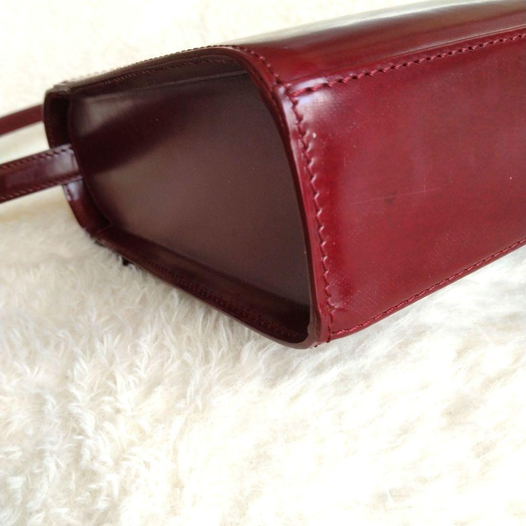 Cartierカルティエ パンテール カーフスキンハンドバッグ２way ボルドー