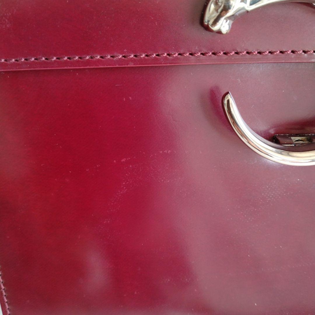 Cartierカルティエ パンテール カーフスキンハンドバッグ２way ボルドー