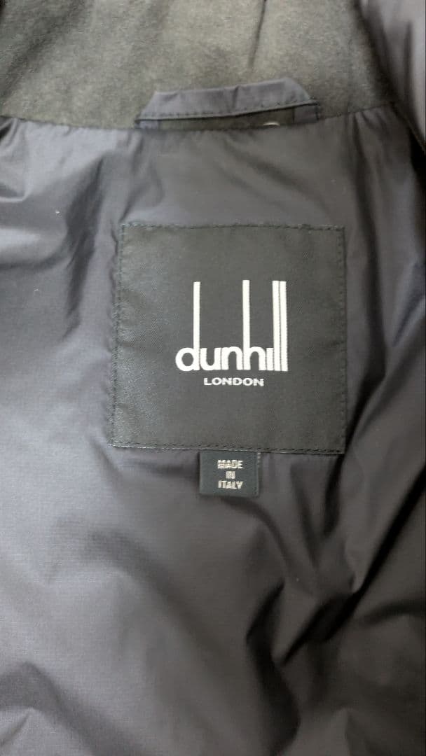 ダンヒル　dunhill ダウンベスト　ネイビー