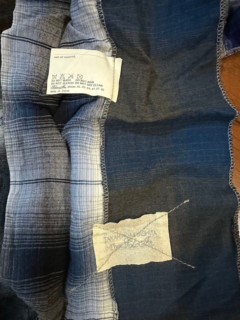 Soloist チェック柄ストール