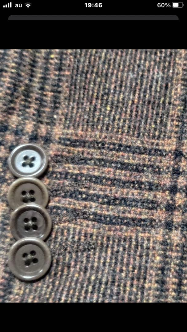 De Petrillo グレンチェックテーラードジャケット