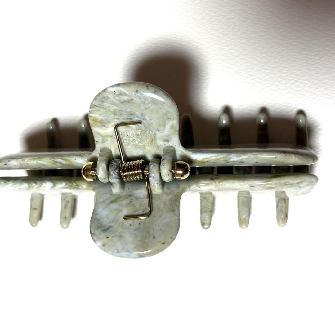 NO.4 Claw クリップ　イタリア製　グリーンマーブル　新品未使用　人気