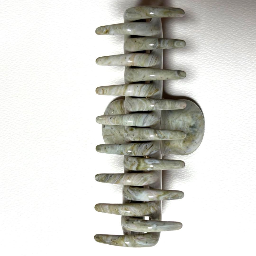 NO.4 Claw クリップ　イタリア製　グリーンマーブル　新品未使用　人気