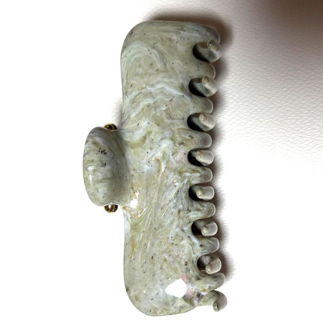 NO.4 Claw クリップ　イタリア製　グリーンマーブル　新品未使用　人気