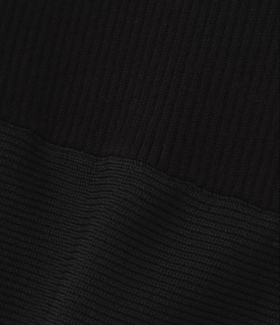 新品ビッグカラーニットワンピース