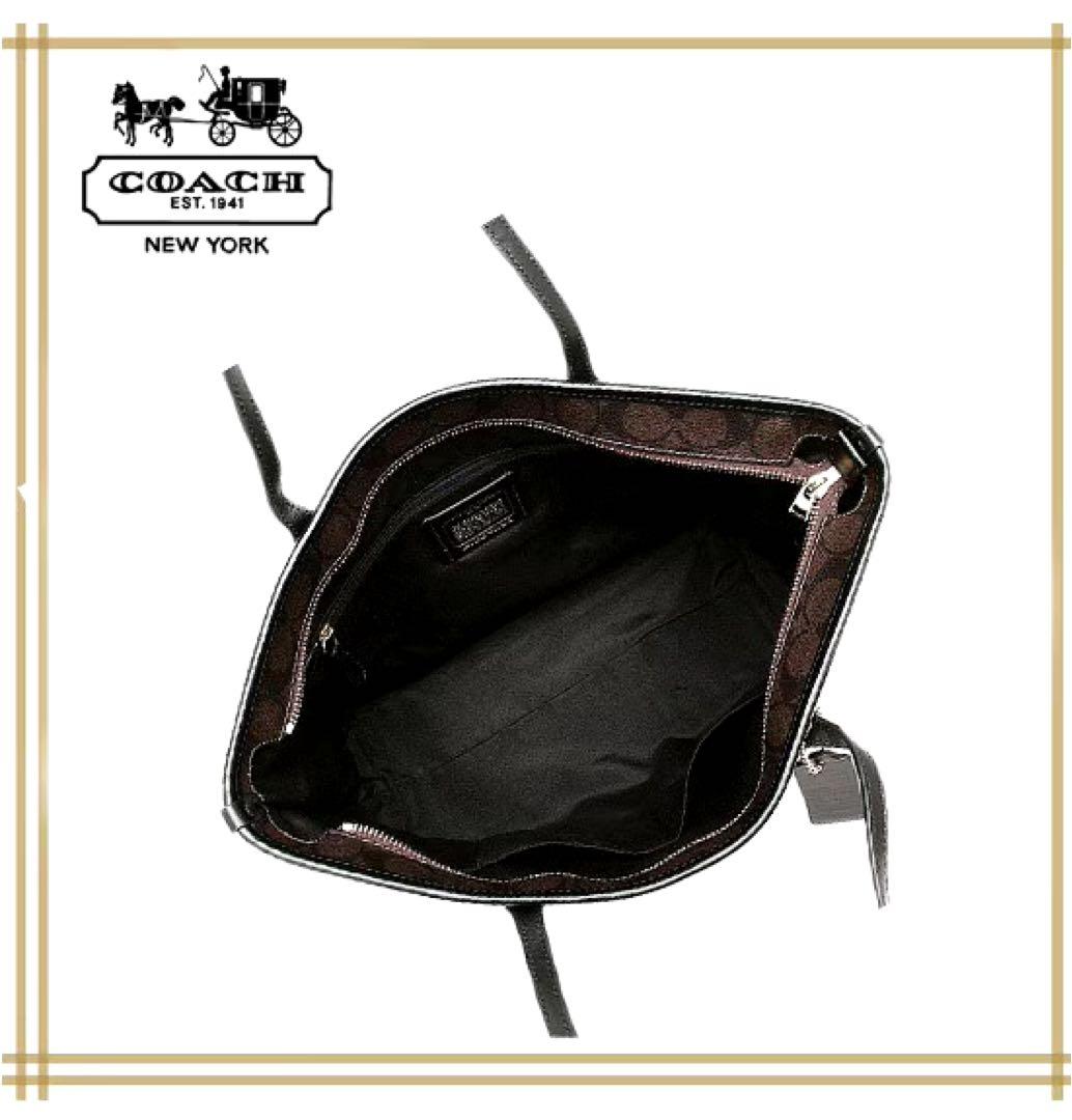 COACH ブラウン トートバッグ