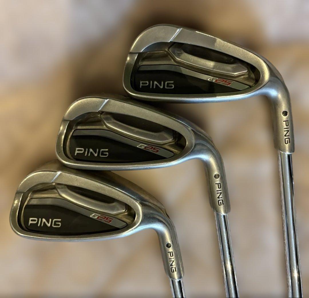 名器 PING ピン G25 アイアン #5〜W MODUS 120 S