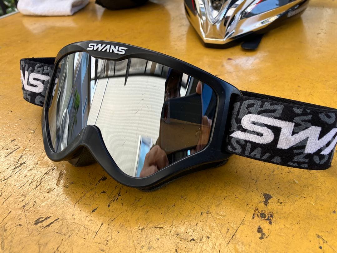 HJC AC-X2オフロードヘルメット SWANS797MXメガネ対応ゴーグル