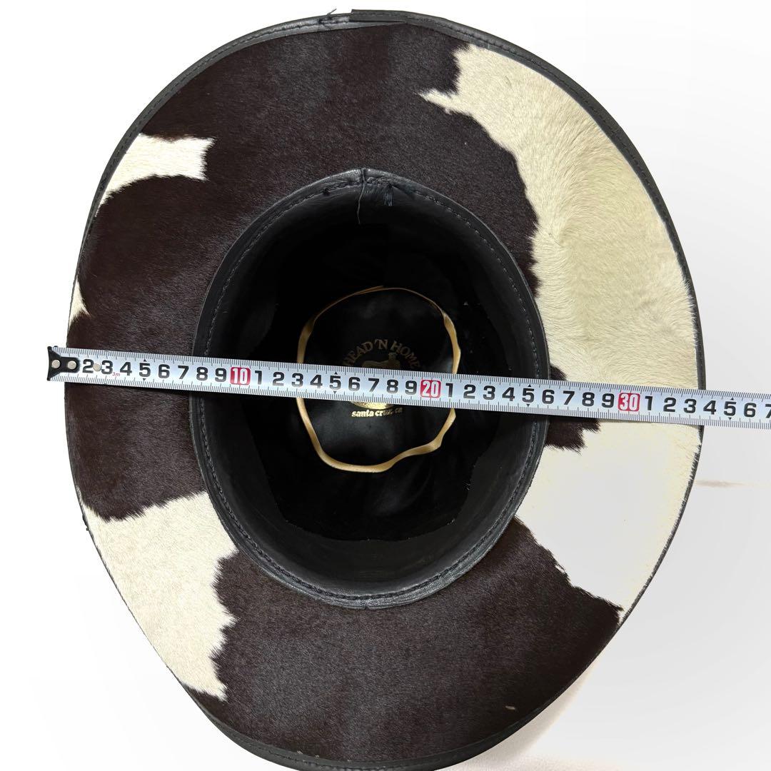Head ’N  本革 カウハイド カウボーイハット 牛革 ホーン装飾