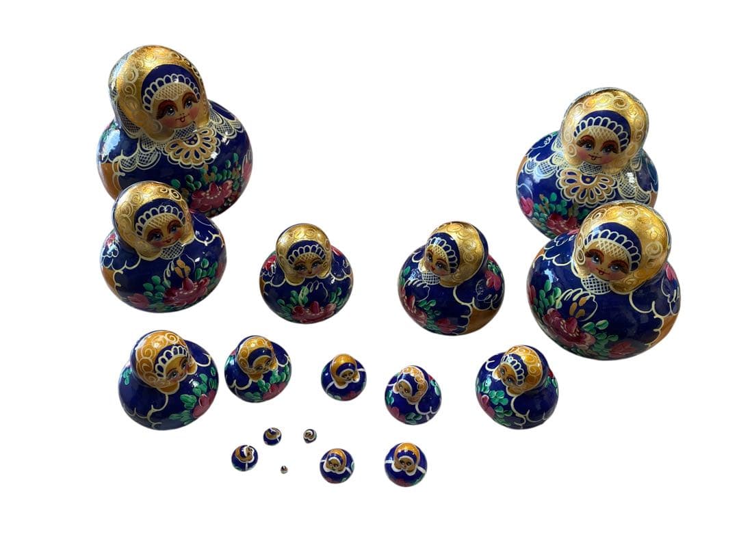 ヴィンテージ アーティスト　マトリョーシカ　20.体　現状