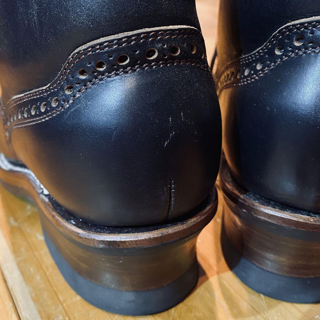 ※りん※ 【 中古 】 THE FLAT HEAD メダリオン ブーツ 黒