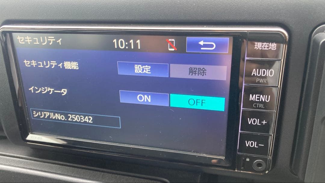 NSCN-W68 ナビ　ナビロック解除済み　トヨタ純正ナビ　フィルムアンテナ付き
