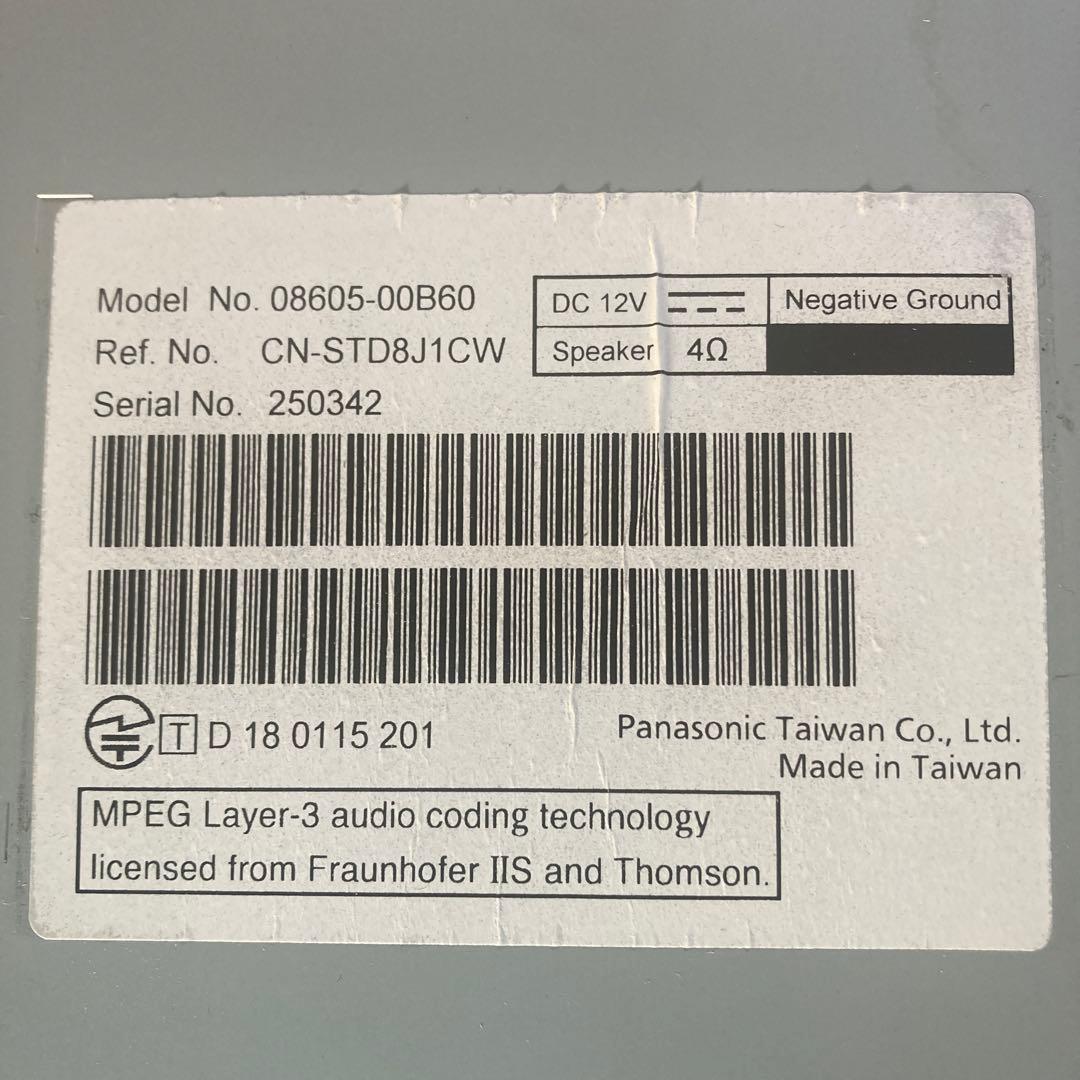 NSCN-W68 ナビ　ナビロック解除済み　トヨタ純正ナビ　フィルムアンテナ付き