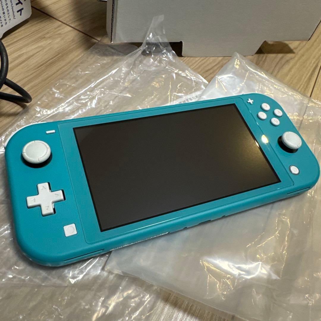 Nintendo Switch Lite ターコイズ 本体 ACアダプター・箱付