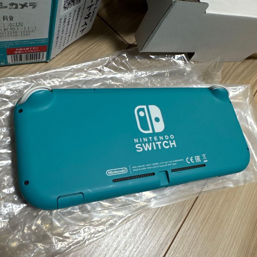 Nintendo Switch Lite ターコイズ 本体 ACアダプター・箱付