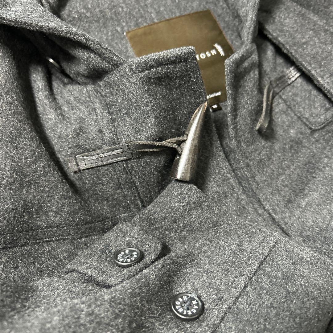 ★★マッキントッシュ／カシミア混ダッフルコート　ダークグレー S〜Mサイズ★★