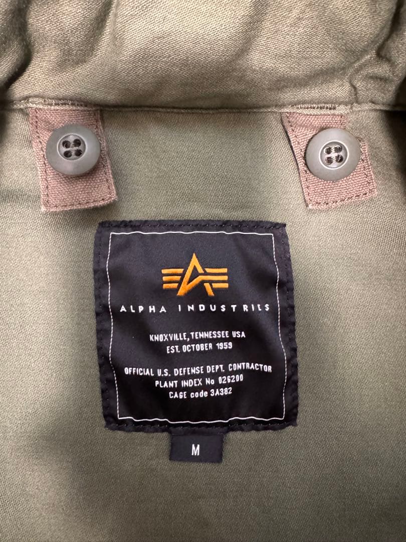 ALPHA INDUSTRIES M-65フィールドジャケット ライナー付属