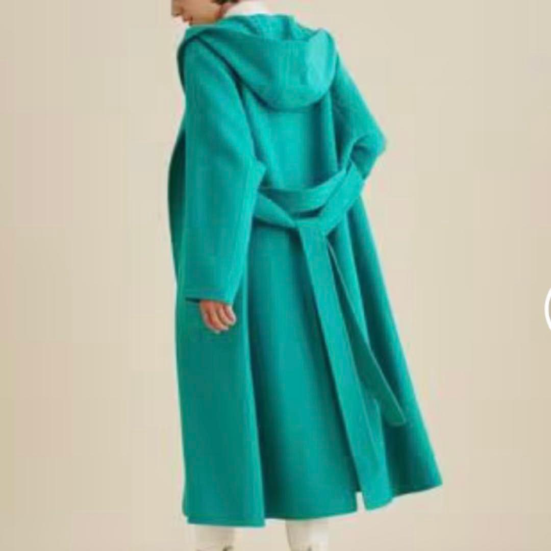 極美品✨ グレースコンチネンタル リバーコート フード ローブコート ロング丈