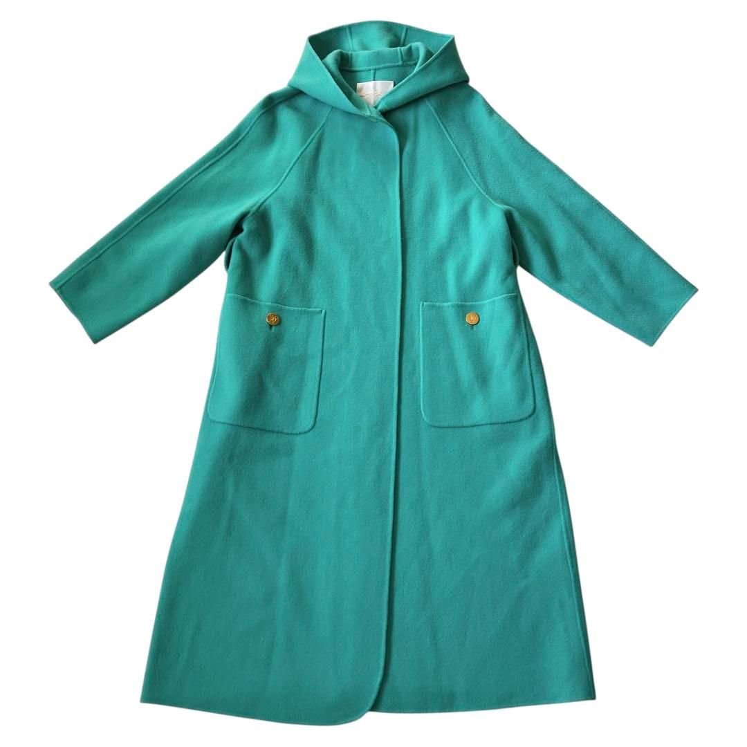 極美品✨ グレースコンチネンタル リバーコート フード ローブコート ロング丈